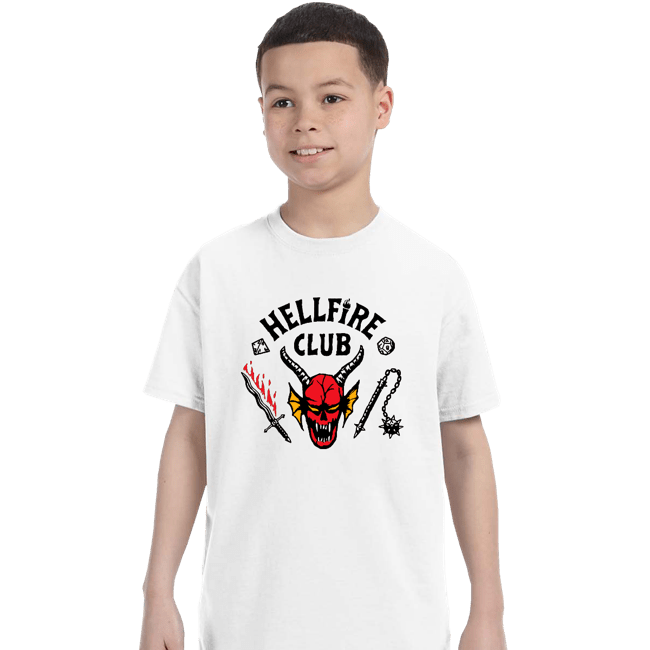 Secret_Shirts T-Shirts, Youth / XS / White Hellfire Club