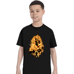 Shirts T-Shirts, Youth / XS / Black Golden Saiyan Vegito