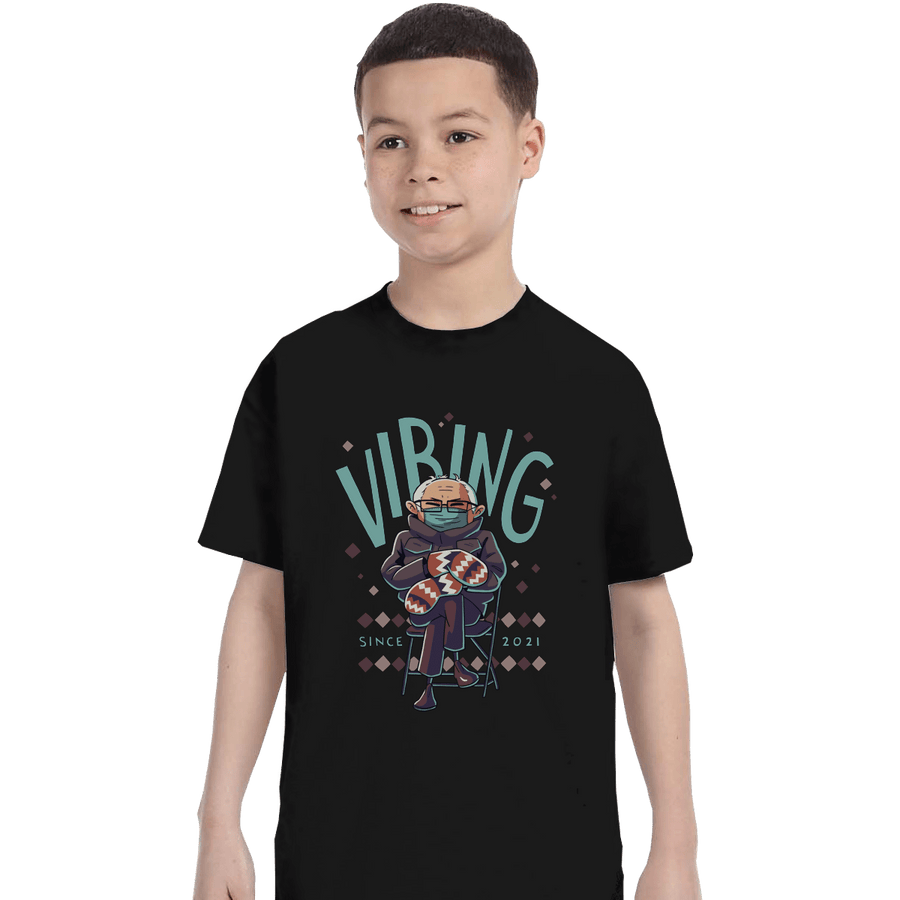 Shirts T-Shirts, Youth / XS / Black Vibing Since 2021