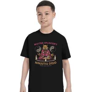 Daily_Deal_Shirts T-Shirts, Youth / XS / Black Splinter's Ninjutsu Dojo