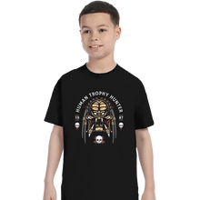 Load image into Gallery viewer, Shirts T-Shirts, Youth / XS / Black Human Trophy Hunter
