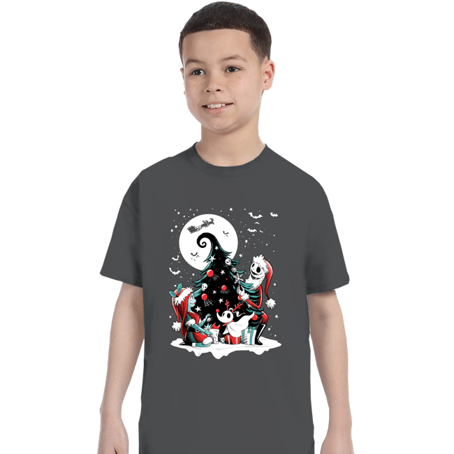 Daily_Deal_Shirts T-Shirts, Youth / XS / Charcoal Christmas Nightmare