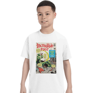 Shirts T-Shirts, Youth / XL / White The Incredible 4