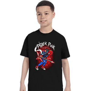 Daily_Deal_Shirts T-Shirts, Youth / XS / Black Spider Punk