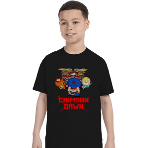 Shirts T-Shirts, Youth / Small / Black Crimson Dawn