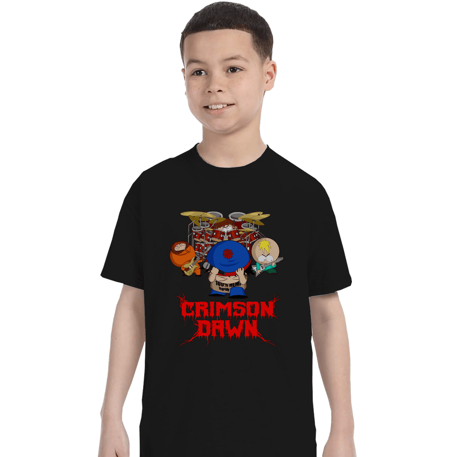 Shirts T-Shirts, Youth / Small / Black Crimson Dawn