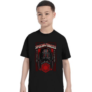 Shirts T-Shirts, Youth / XL / Black Special Forces