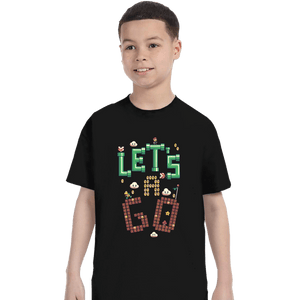 Daily_Deal_Shirts T-Shirts, Youth / XS / Black Let's A Go