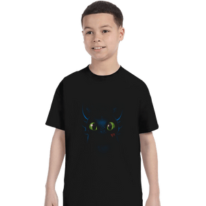 Shirts T-Shirts, Youth / XS / Black Dragon Eyes