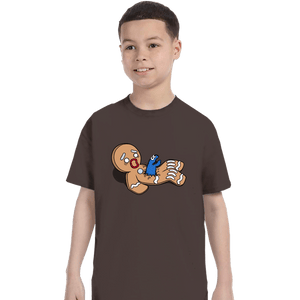 Shirts T-Shirts, Youth / XS / Dark Chocolate Alion Nom Nom