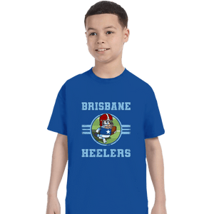 Daily_Deal_Shirts T-Shirts, Youth / XS / Royal Blue Brisbane Heelers