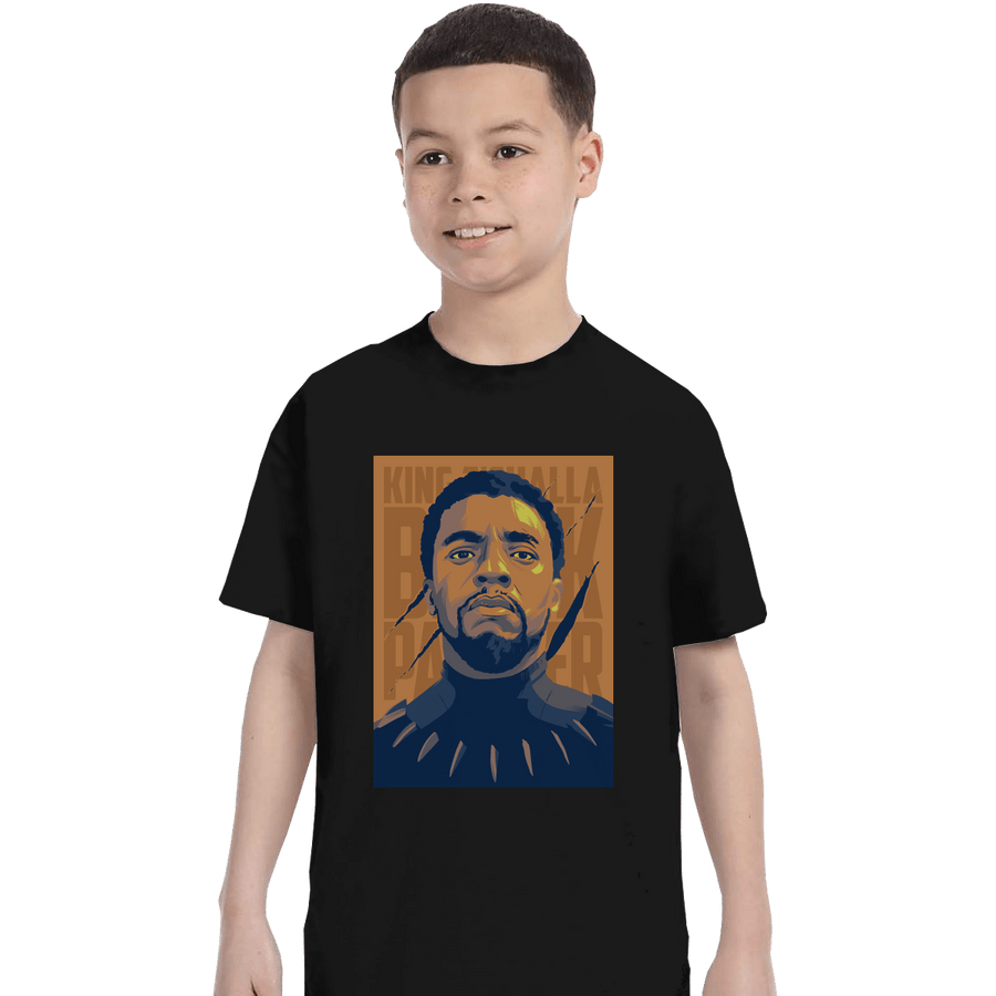 Shirts T-Shirts, Youth / XL / Black King T'Challa