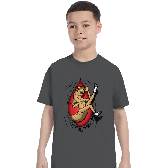 Shirts T-Shirts, Youth / XS / Charcoal Hello Ma Honey