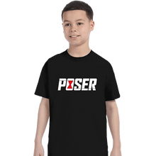 Load image into Gallery viewer, Secret_Shirts T-Shirts, Youth / XS / Black Poser
