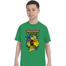 Load image into Gallery viewer, Shirts T-Shirts, Youth / XL / Irish Green Ninja Bullies
