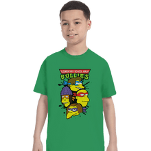 Load image into Gallery viewer, Shirts T-Shirts, Youth / XL / Irish Green Ninja Bullies
