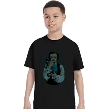 Load image into Gallery viewer, Shirts T-Shirts, Youth / XS / Black Poe And The Black Cat
