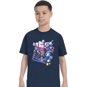 Secret_Shirts T-Shirts, Youth / XS / Navy Happy Attack