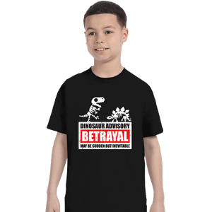 Daily_Deal_Shirts T-Shirts, Youth / XS / Black Betrayal Warning