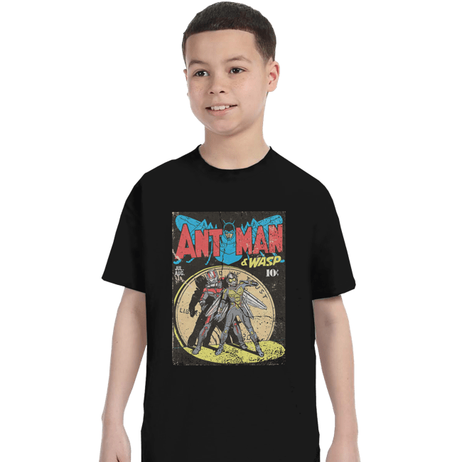 Shirts T-Shirts, Youth / XS / Black Antman And Wasp