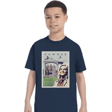 Load image into Gallery viewer, Shirts T-Shirts, Youth / XL / Navy Explore Pawnee
