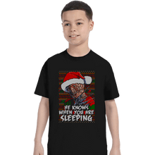 Load image into Gallery viewer, Secret_Shirts T-Shirts, Youth / XS / Black Sleeping Sweater
