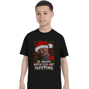 Secret_Shirts T-Shirts, Youth / XS / Black Sleeping Sweater