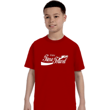 Load image into Gallery viewer, Shirts T-Shirts, Youth / XS / Red Enjoy Time Travel
