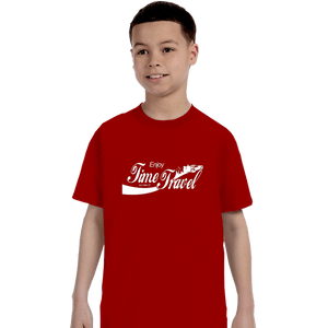 Shirts T-Shirts, Youth / XS / Red Enjoy Time Travel