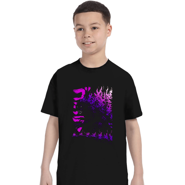 Secret_Shirts T-Shirts, Youth / XS / Black Millenium Godzilla