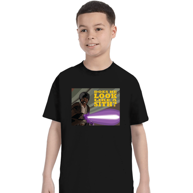 Secret_Shirts T-Shirts, Youth / XS / Black Jedi Jules Windu