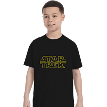 Load image into Gallery viewer, Shirts T-Shirts, Youth / XL / Black Star Trek Wars
