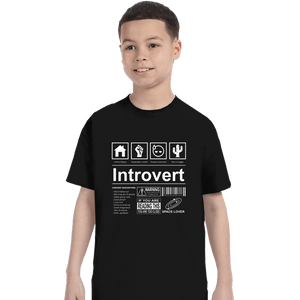 Daily_Deal_Shirts T-Shirts, Youth / XS / Black Introvert Label