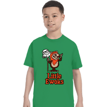Load image into Gallery viewer, Daily_Deal_Shirts T-Shirts, Youth / XS / Irish Green Little Ewoks
