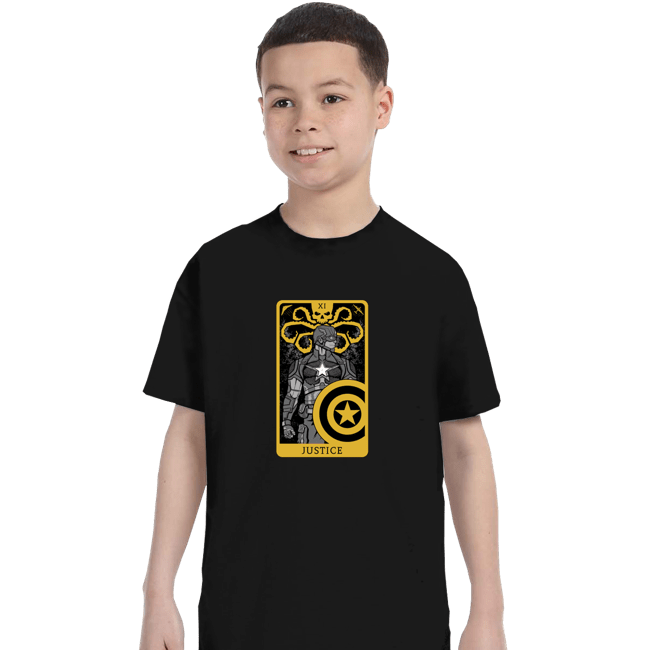 Shirts T-Shirts, Youth / XS / Black Tarot Justice