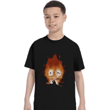 Load image into Gallery viewer, Shirts T-Shirts, Youth / XL / Black Midnight Calcifer
