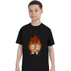 Shirts T-Shirts, Youth / XL / Black Midnight Calcifer