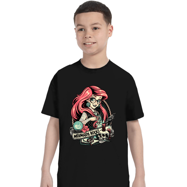 Secret_Shirts T-Shirts, Youth / XS / Black Rocker Ariel!