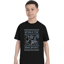 Load image into Gallery viewer, Daily_Deal_Shirts T-Shirts, Youth / XS / Black A Very Robo Christmas
