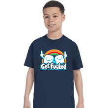 Load image into Gallery viewer, Secret_Shirts T-Shirts, Youth / XS / Navy Get Effed
