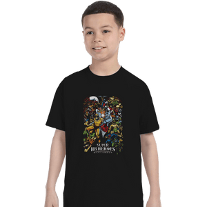 Shirts T-Shirts, Youth / Small / Black Super HB Heroes