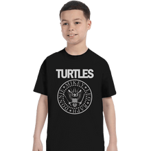 Load image into Gallery viewer, Shirts T-Shirts, Youth / XL / Black Turtles
