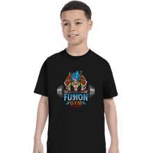 Load image into Gallery viewer, Shirts T-Shirts, Youth / XL / Black Fusion Gym
