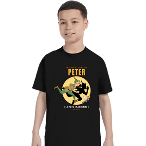 Shirts T-Shirts, Youth / XS / Black Les Adventures De Peter