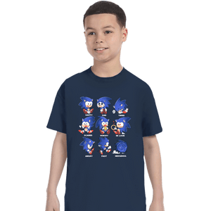 Secret_Shirts T-Shirts, Youth / XS / Navy Hedgehog!