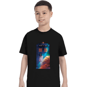 Secret_Shirts T-Shirts, Youth / XS / Black T A R D I S