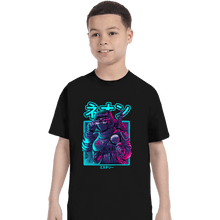 Load image into Gallery viewer, Daily_Deal_Shirts T-Shirts, Youth / XS / Black Neon Mystery
