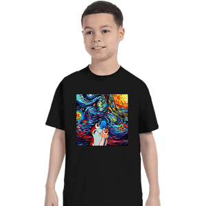 Secret_Shirts T-Shirts, Youth / XS / Black Van Gogh Never Experienced Space Madness!