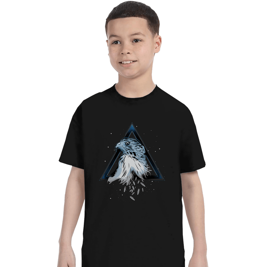 Shirts T-Shirts, Youth / XL / Black Wings of Silver Nerves of Steel