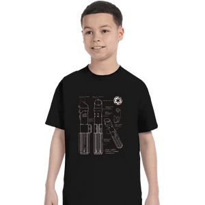 Daily_Deal_Shirts T-Shirts, Youth / XS / Black Darkside Schematics